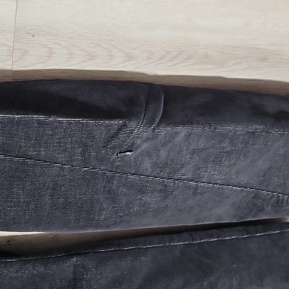 🛍Athleta Womens‎ 6 Corduroy Cargo Dipper Pants Black Flare Bootcut Y2K - Picture 11 of 13